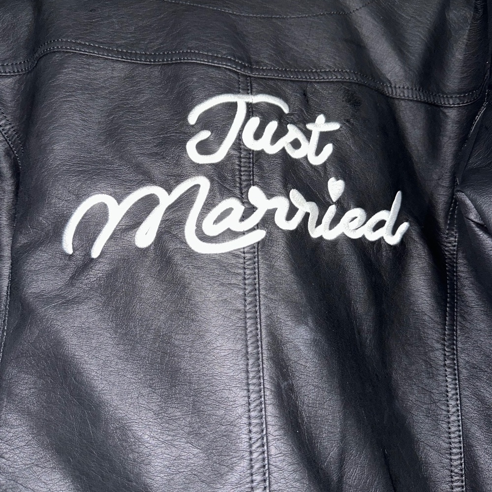 Just married Leather Jacket
